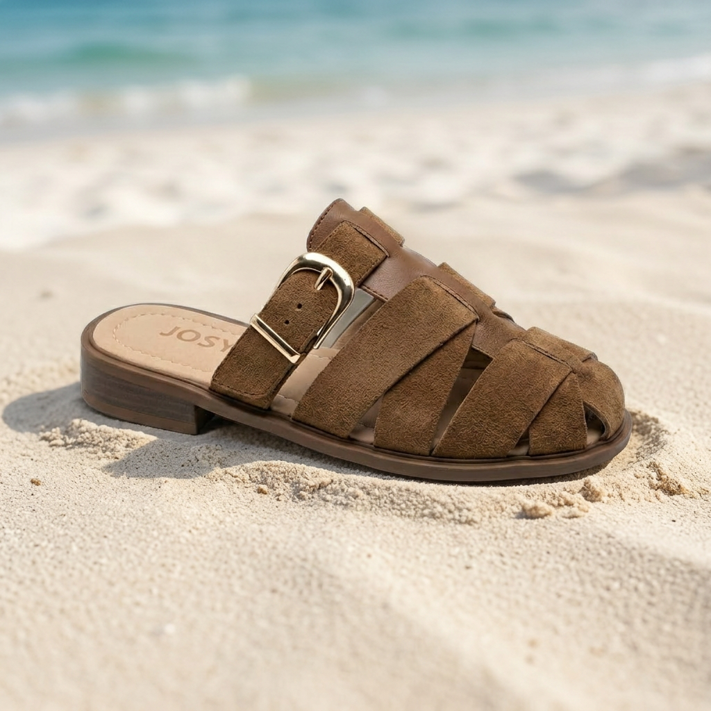 Sandales femme kaki — une touche de couleur naturelle pour vos tenues estivales.